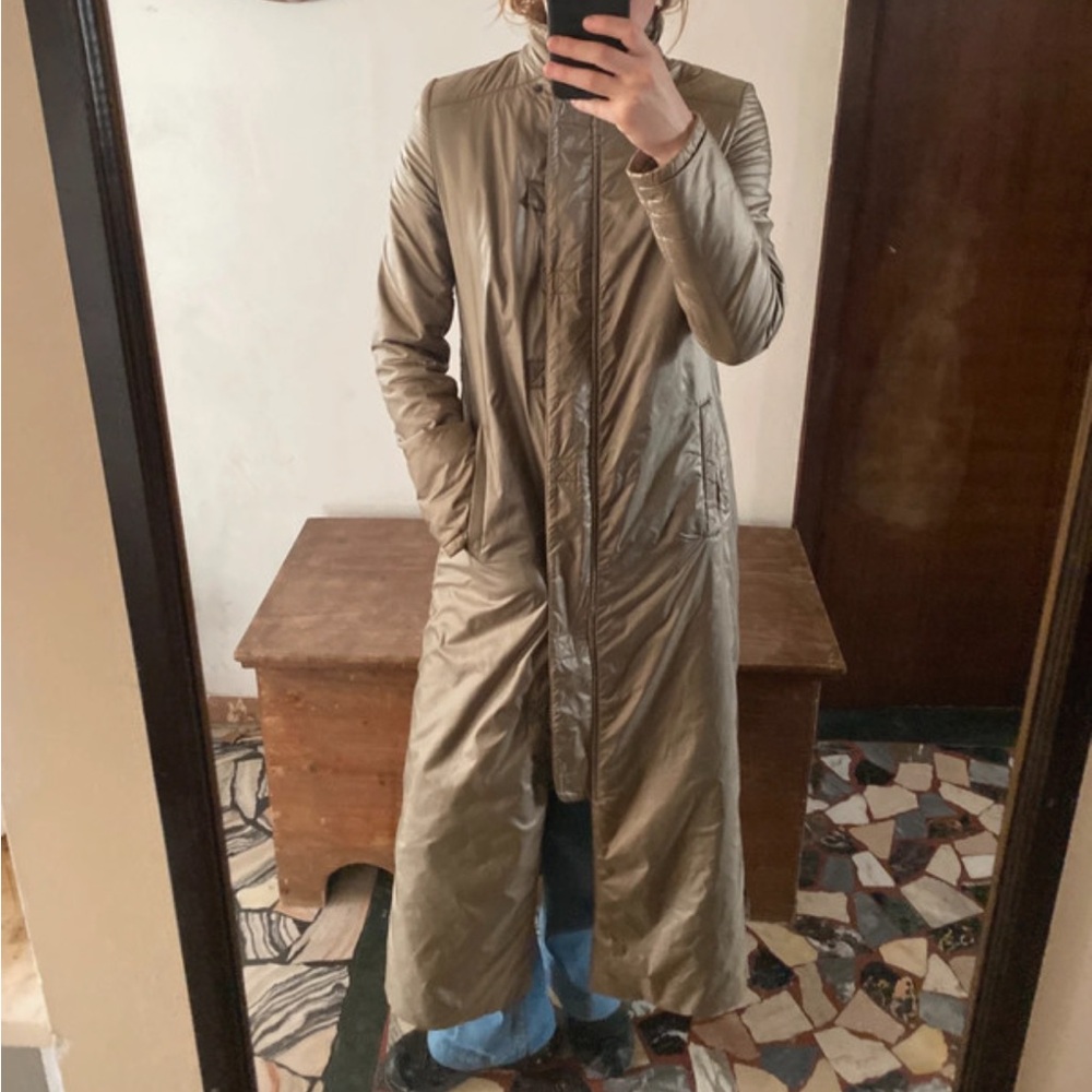 Fendi vintage  Women's Long gold/bronze Trench Coat